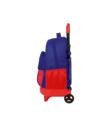 Mochila safta grande con ruedas compact extraible atletico de madrid 450x330x220 mm
