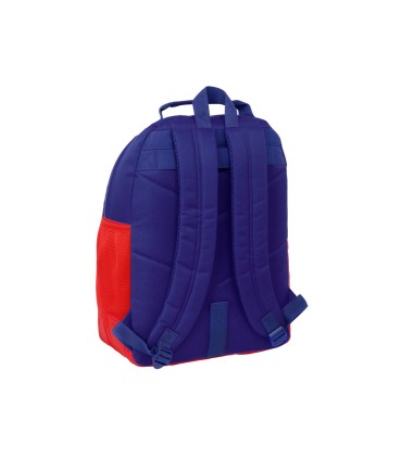 Mochila safta doble con cantoneras adaptable a carro atletico de madrid 420x320x150 mm