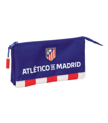 Bolso escolar portatodo safta triple atletico de madrid 120x220x30 mm