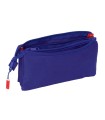 Bolso escolar portatodo safta triple atletico de madrid 120x220x30 mm