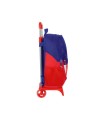 Mochila safta mod. 665 con carro 905 atletico de madrid 440x320x160 mm