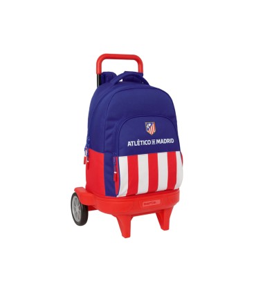 Mochila safta grande con ruedas compact evolution extensible atletico de madrid 450x330x220 mm