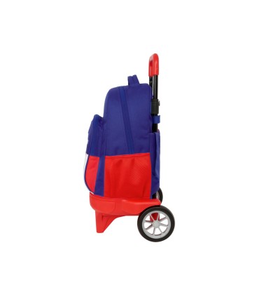 Mochila safta grande con ruedas compact evolution extensible atletico de madrid 450x330x220 mm