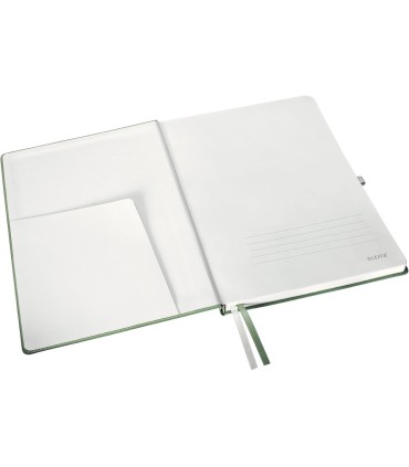 Cuaderno encolado leitz style tapa dura din a4 80 hojas cuadro 5 mm color verde celadon