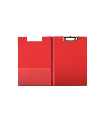 Carpeta esselte miniclips con tapa plastico din a4 color rojo