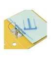 Encuadernador rexel clip capiclass b color azul claro caja de 50 unidades