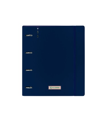 Carpeta safta 4 anillas de 35mm a4 con recambio 100h cuadro 5mm polipropileno foam el ganso eclipse