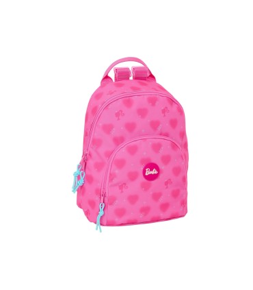 Mini mochila safta barbie corazones 300x250x130 mm