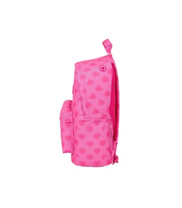 Mochila safta para portatil 141 barbie corazones 410x310x160 mm