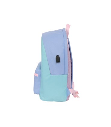Mochila safta doble para portatil 156usb munich mellow 440x310x180 mm