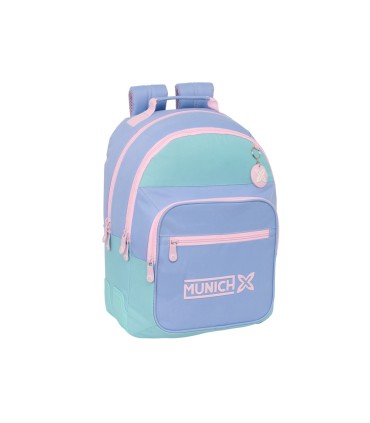 Mochila safta doble con cantoneras adaptable a carro munich mellow 420x320x150 mm