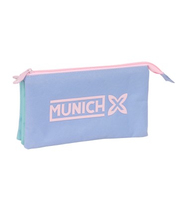 Bolso escolar portatodo safta triple munich mellow 120x220x30 mm