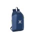 Mini mochila safta con cremallera vertical munich blue indigo 390x220x100 mm