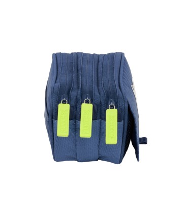 Bolso escolar portatodo safta triple big munich blue indigo 100x215x80 mm