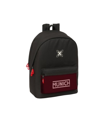Mochila safta doble para portatil 156usb munich vulcan 440x310x180 mm