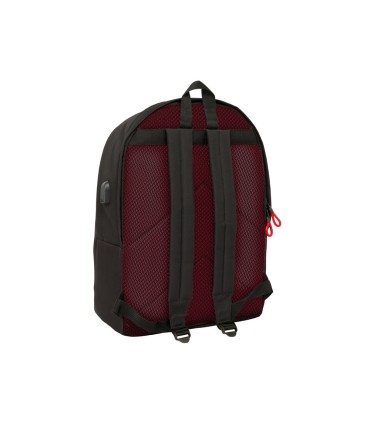 Mochila safta doble para portatil 156usb munich vulcan 440x310x180 mm
