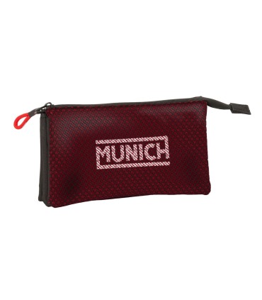 Bolso escolar portatodo safta triple munich vulcan 120x220x30 mm