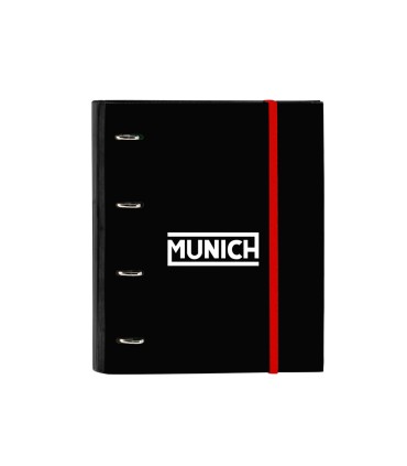 Carpeta safta 4 anillas de 35mm a4 con recambio 100h con goma y 5 separadores munich vulcan