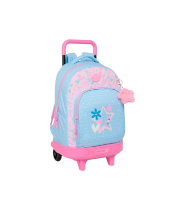 Mochila safta grande con ruedas compact extraible blackfit8 smile 450x330x220 mm