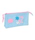Bolso escolar portatodo safta triple blackfit8 smile 120x220x30 mm