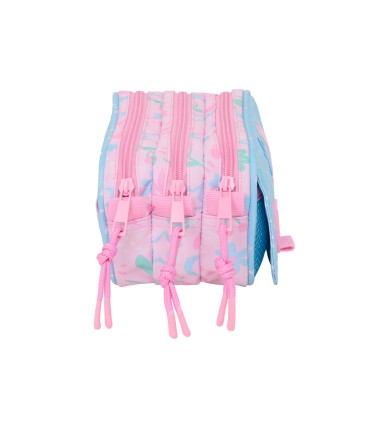 Bolso escolar portatodo safta triple big blackfit8 smile 100x215x80 mm