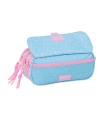 Bolso escolar portatodo safta triple big blackfit8 smile 100x215x80 mm