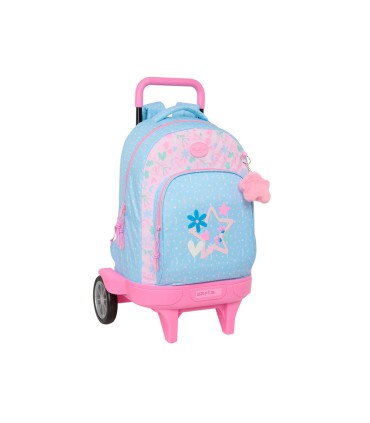 Mochila safta grande con ruedas compact evolution extensible blackfit8 smile 450x330x220 mm