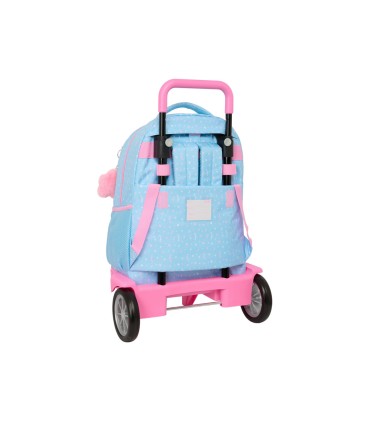 Mochila safta grande con ruedas compact evolution extensible blackfit8 smile 450x330x220 mm