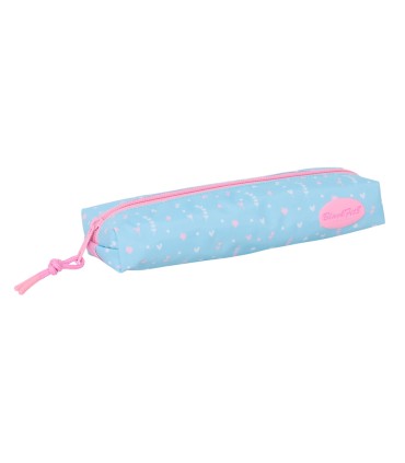 Bolso escolar portatodo safta rectangular con goma elastica 22cm blackfit8 smile 40x220x70 mm