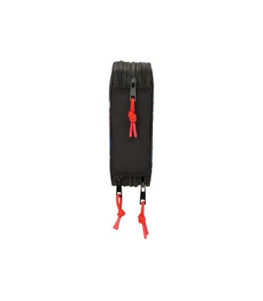 Plumier escolar safta triple 37 piezas hot wheels 195x125x55 mm