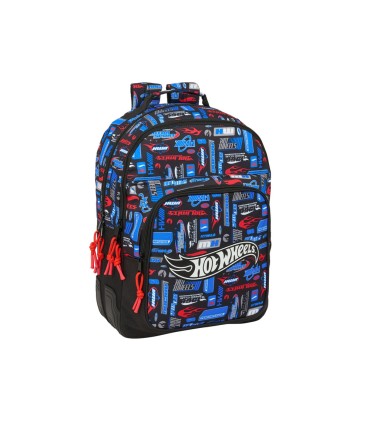Mochila safta doble con cantoneras adaptable a carro hot wheels 420x320x150 mm