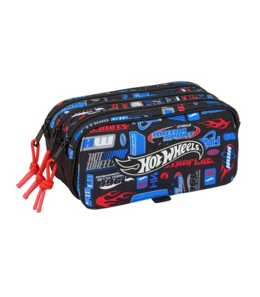 Bolso escolar portatodo safta triple big hot wheels 100x215x80 mm