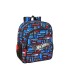 Mochila safta junior adaptable a carro hot wheels 380x320x120 mm