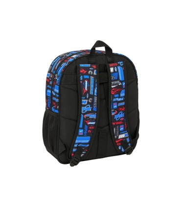 Mochila safta junior adaptable a carro hot wheels 380x320x120 mm