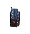 Mochila safta junior adaptable a carro hot wheels 380x320x120 mm