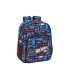 Mochila safta infantil adaptable a carro hot wheels 330x270x100 mm