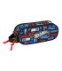 Bolso escolar portatodo safta doble hot wheels 80x210x60 mm