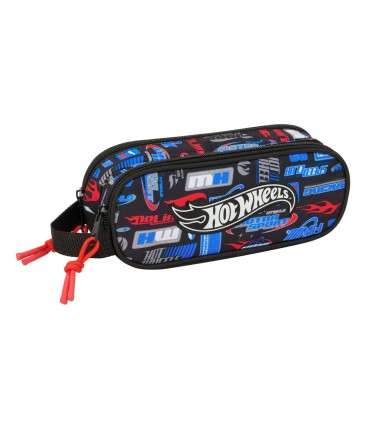 Bolso escolar portatodo safta doble hot wheels 80x210x60 mm