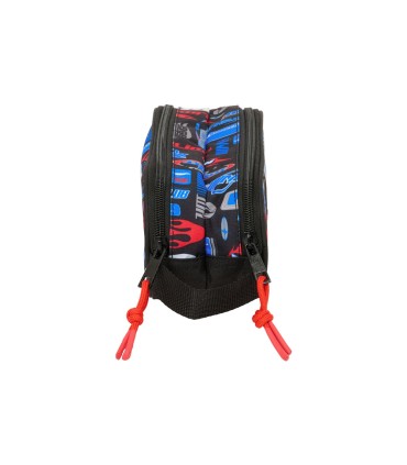 Bolso escolar portatodo safta doble hot wheels 80x210x60 mm
