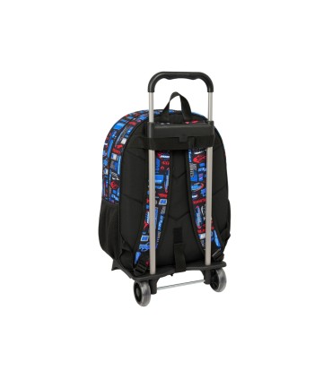 Mochila safta mod 180 con carro 905 hot wheels 420x330x140 mm