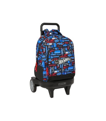 Mochila safta grande con ruedas compact evolution extraible hot wheels 450x330x220 mm
