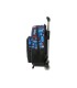 Mochila safta mod 524 con carro 705 hot wheels 330x270x100 mm