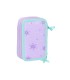 Plumier escolar safta triple 37 piezas frozen spirit 195x125x55 mm