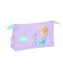 Bolso escolar portatodo safta triple frozen spirit 120x220x30 mm