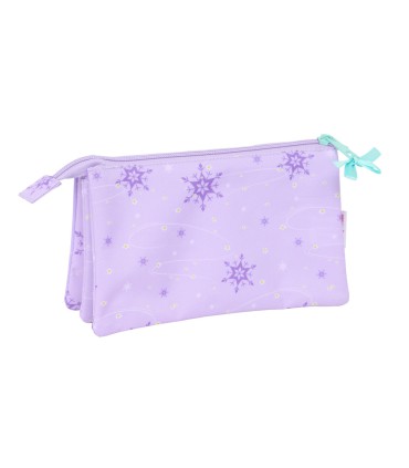 Bolso escolar portatodo safta triple frozen spirit 120x220x30 mm
