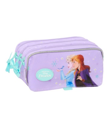 Bolso escolar portatodo safta triple big frozen spirit 100x215x80 mm