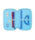Plumier escolar safta triple 37 piezas stitch happy 195x125x55 mm