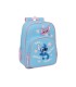 Mochila safta infantil adaptable a carro stitch happy 340x260x110 mm