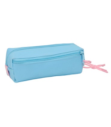 Bolso escolar portatodo safta triple pequeno con goma elastica 22cm stitch happy 85x220x60 mm