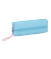 Bolso escolar portatodo safta rectangular con goma elastica 22cm stitch happy 40x220x70 mm